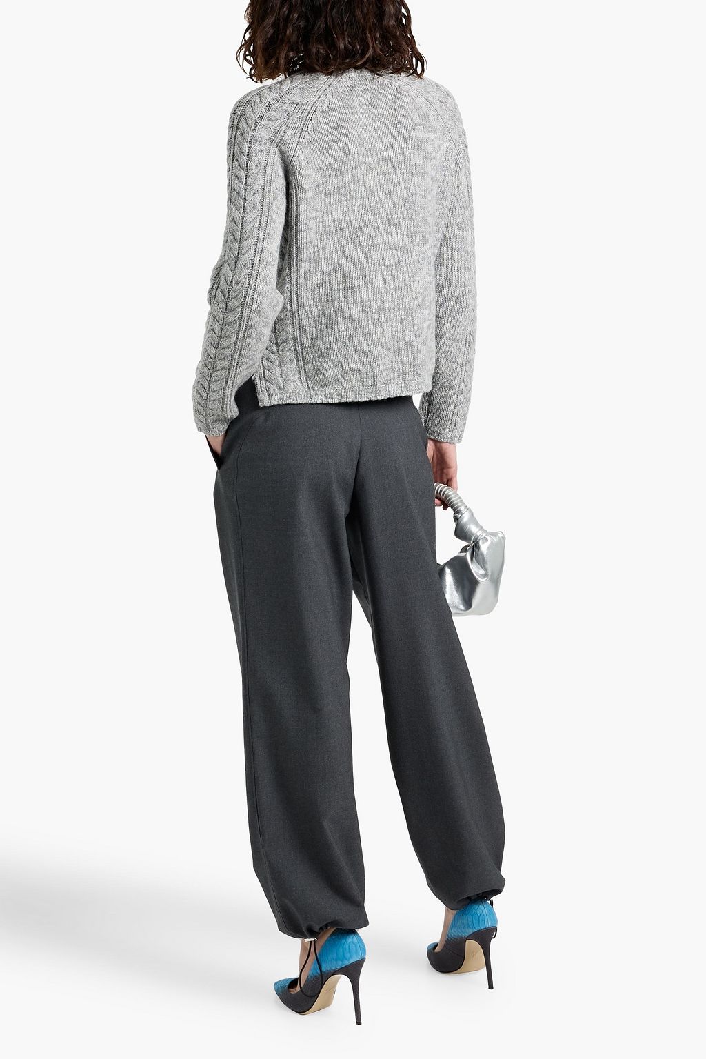 NAADAM Cable-knit wool and cashmere-blend sweater