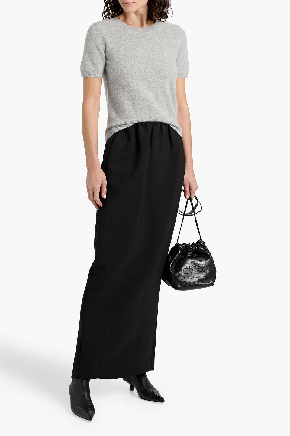 Naadam Cashmere Top In Gray