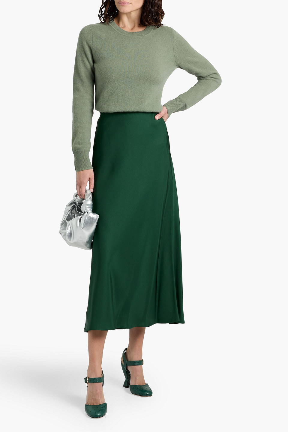 Naadam Cashmere Sweater In Green