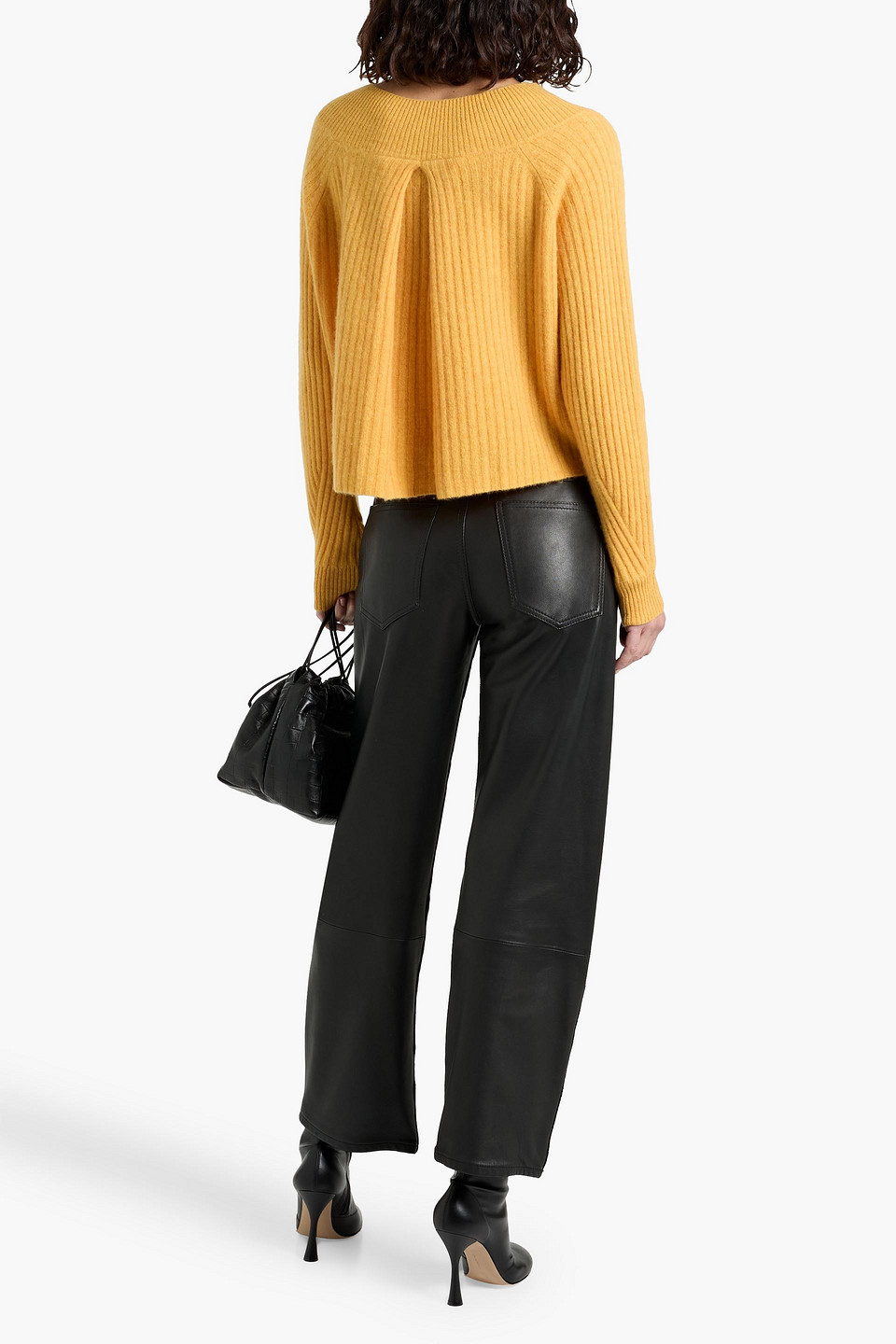 Naadam Ribbed Cashmere Sweater In Yellow