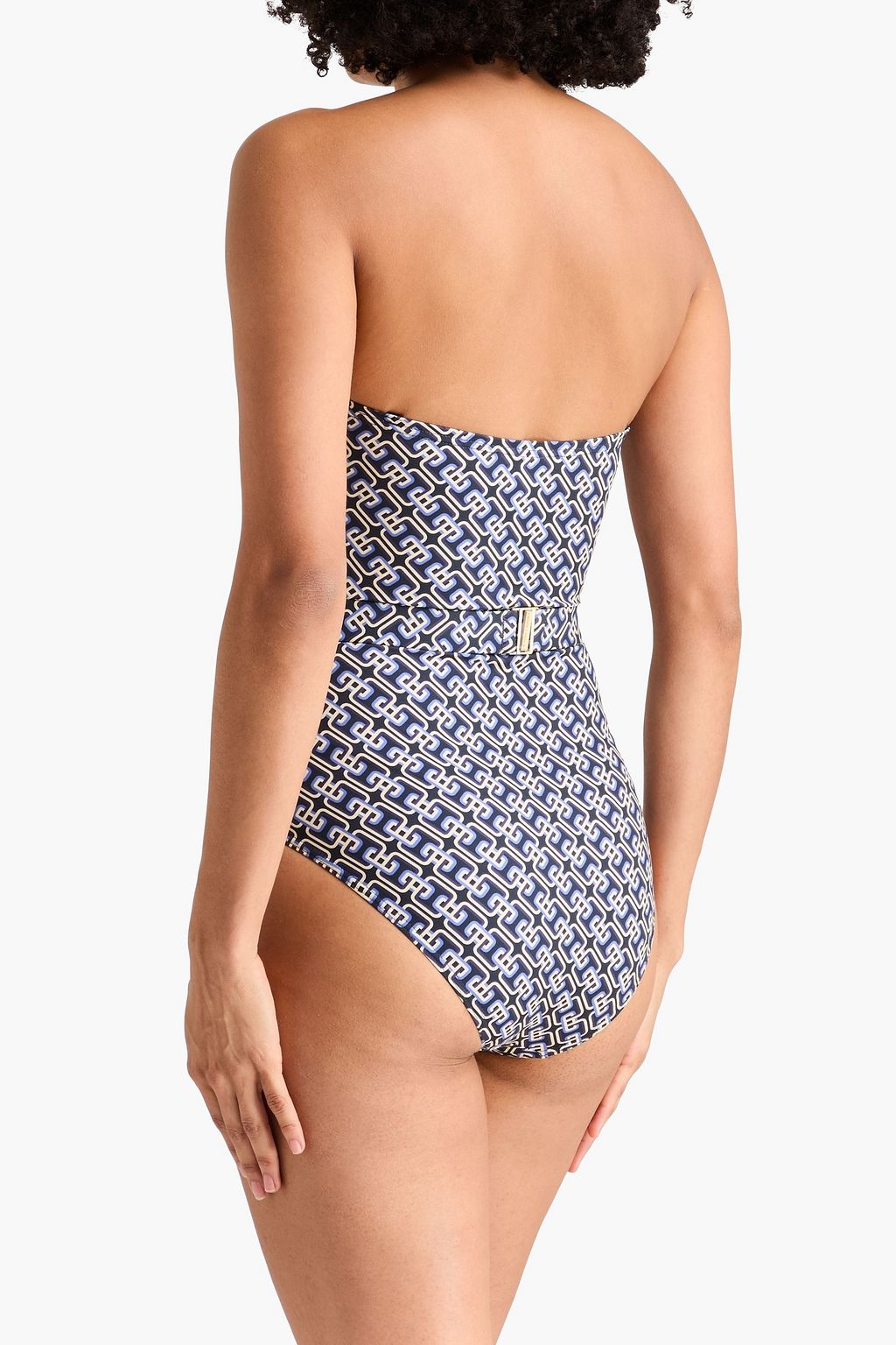 ZIMMERMANN لباس سباحة بتصميم باندو بحزام وبطبعات
