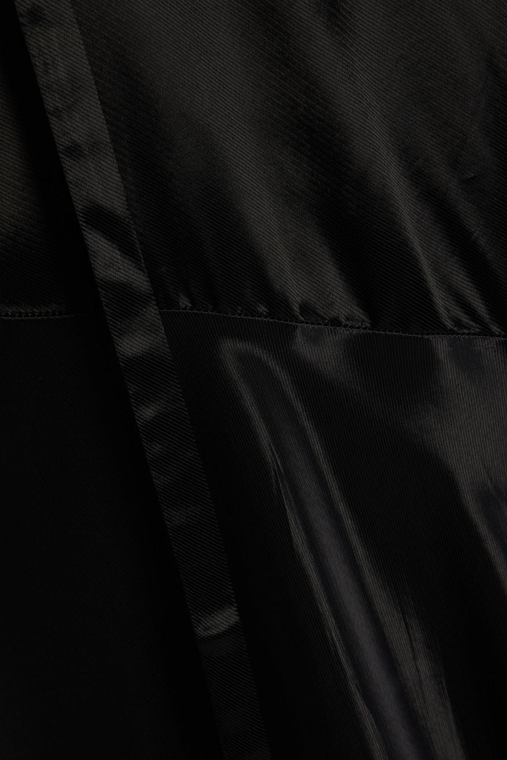 JIL SANDER Satin-twill cupro midi dress