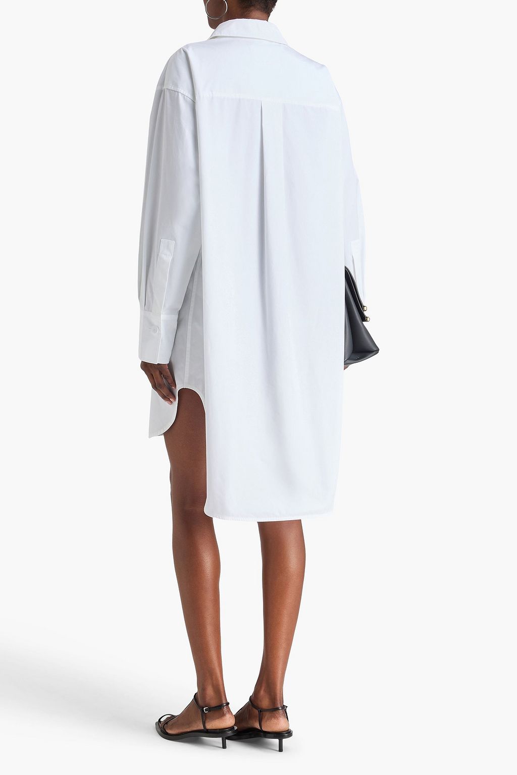 JIL SANDER Cotton-poplin shirt dress