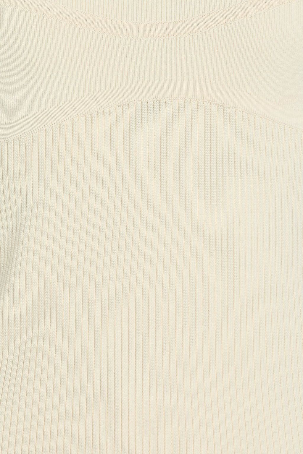 ZIMMERMANN Ribbed-knit top