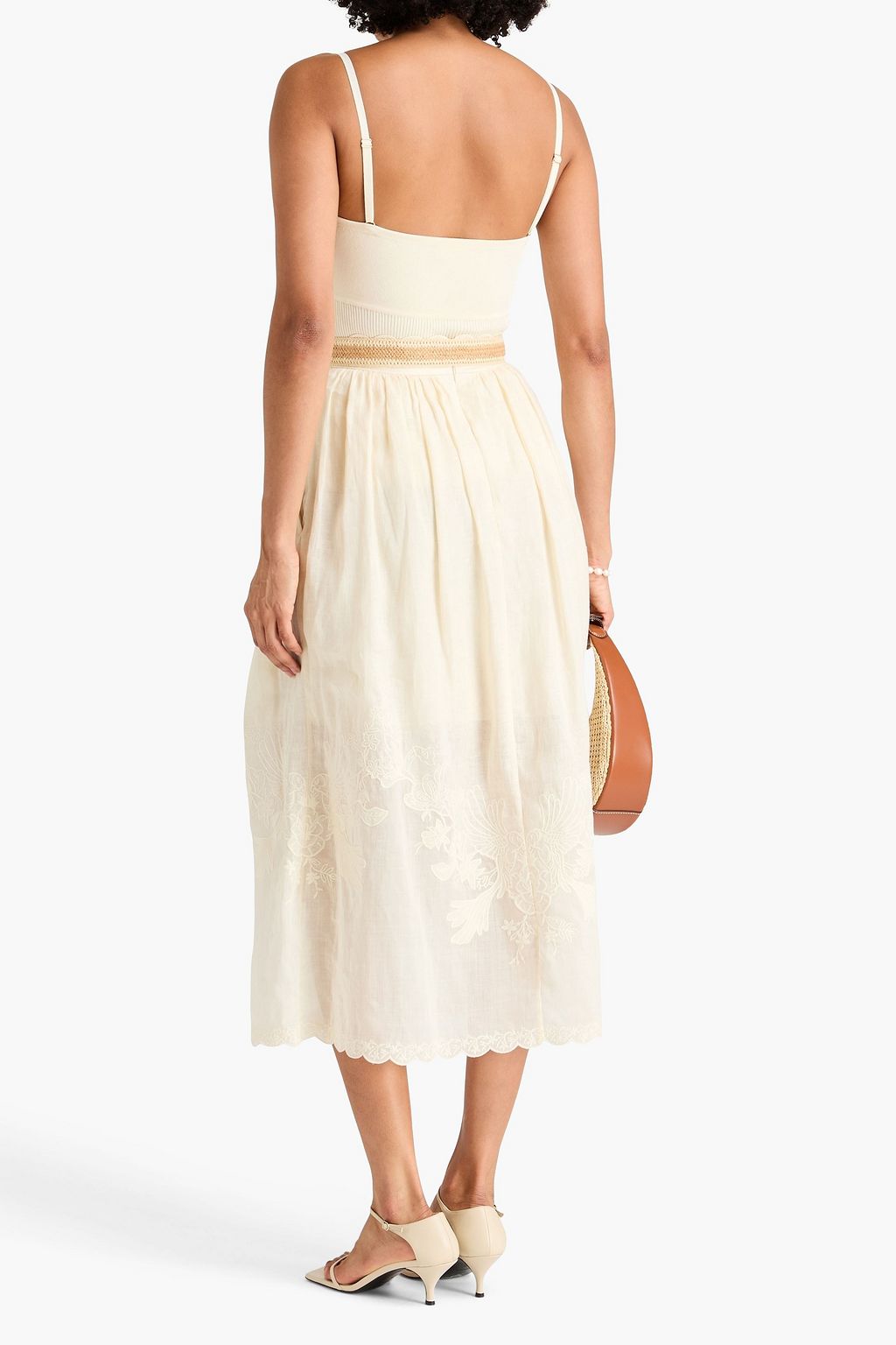 ZIMMERMANN Ribbed-knit top