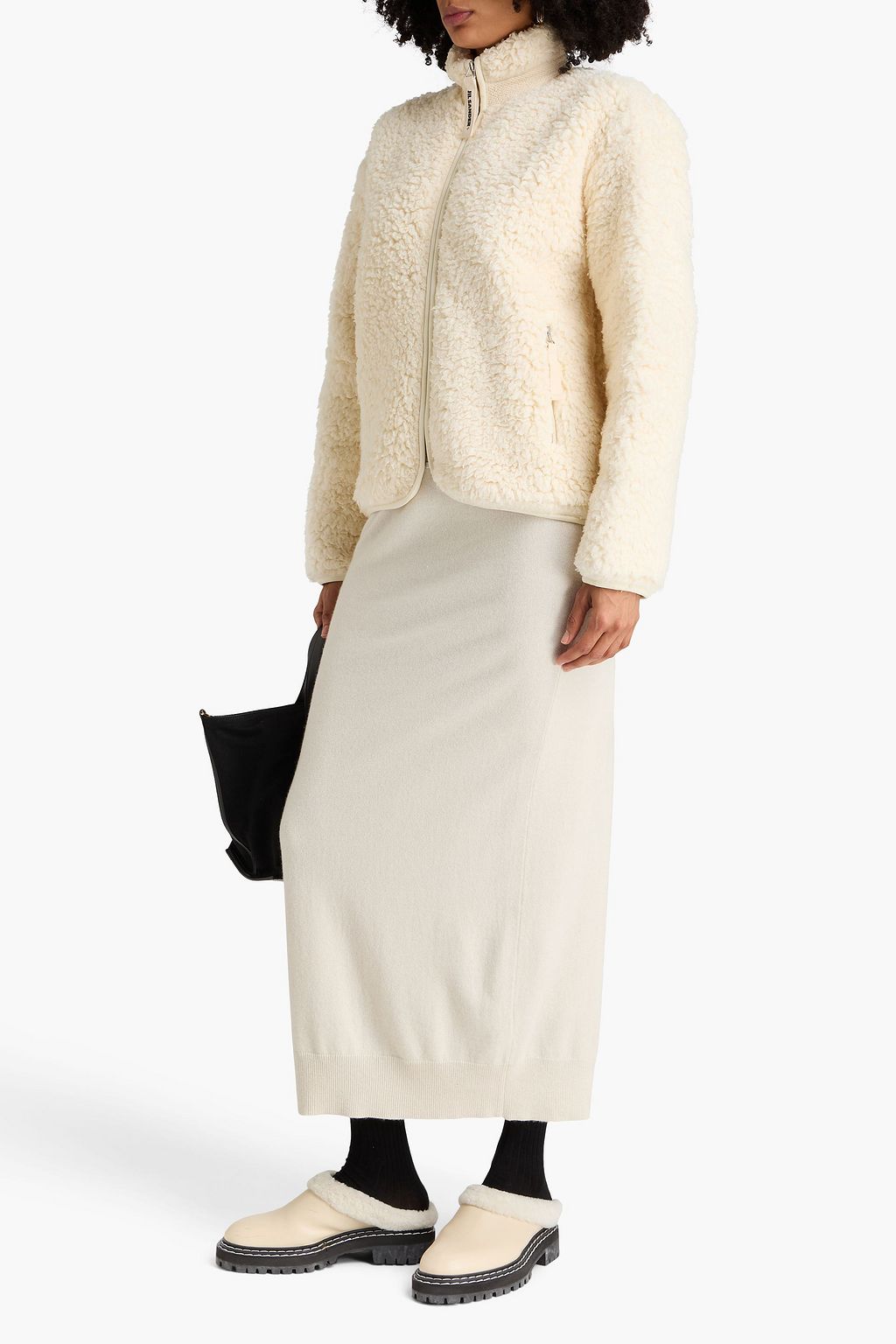 JIL SANDER+ Cotton-fleece sweatshirt