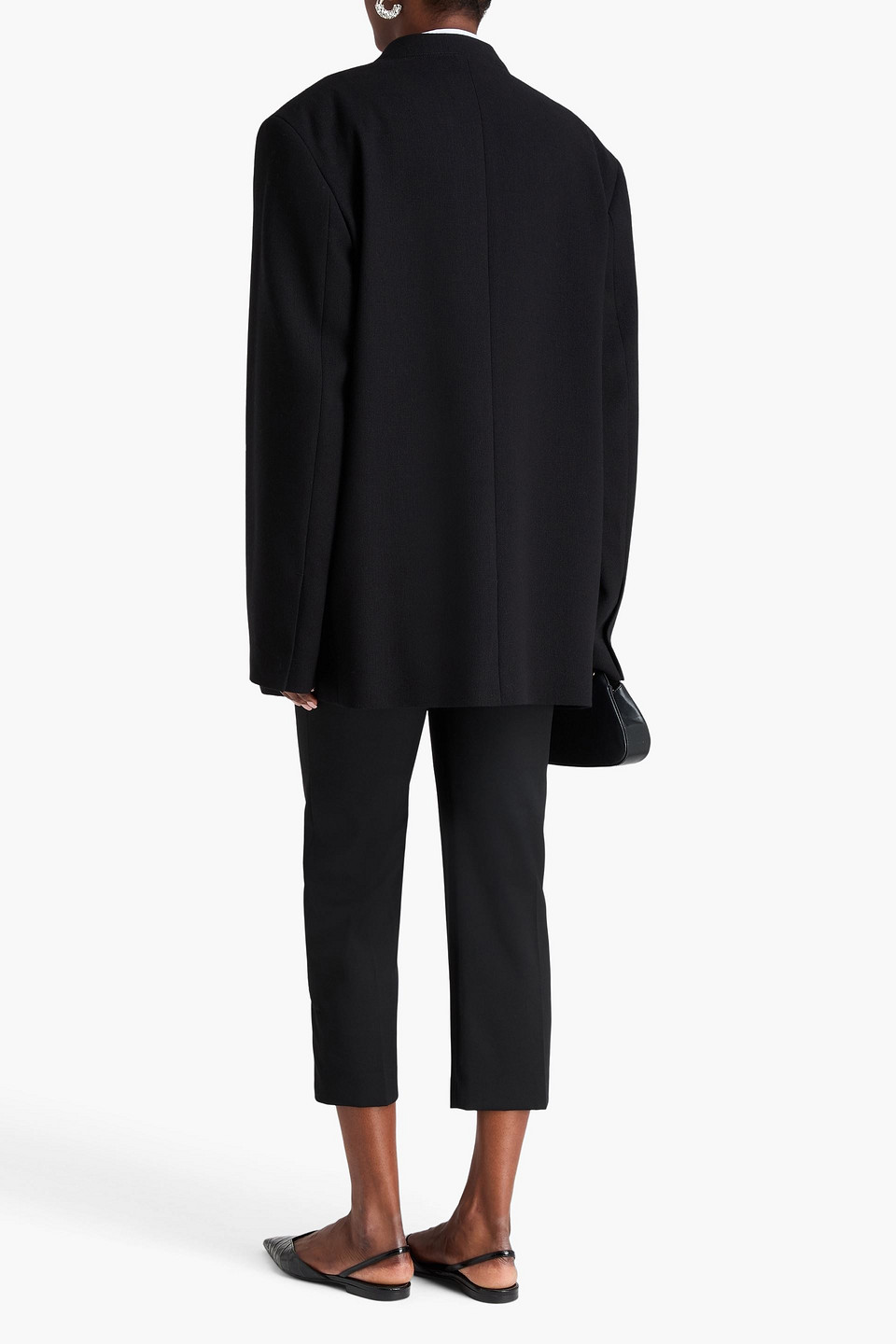Jil Sander Wool-canvas Blazer In Multi