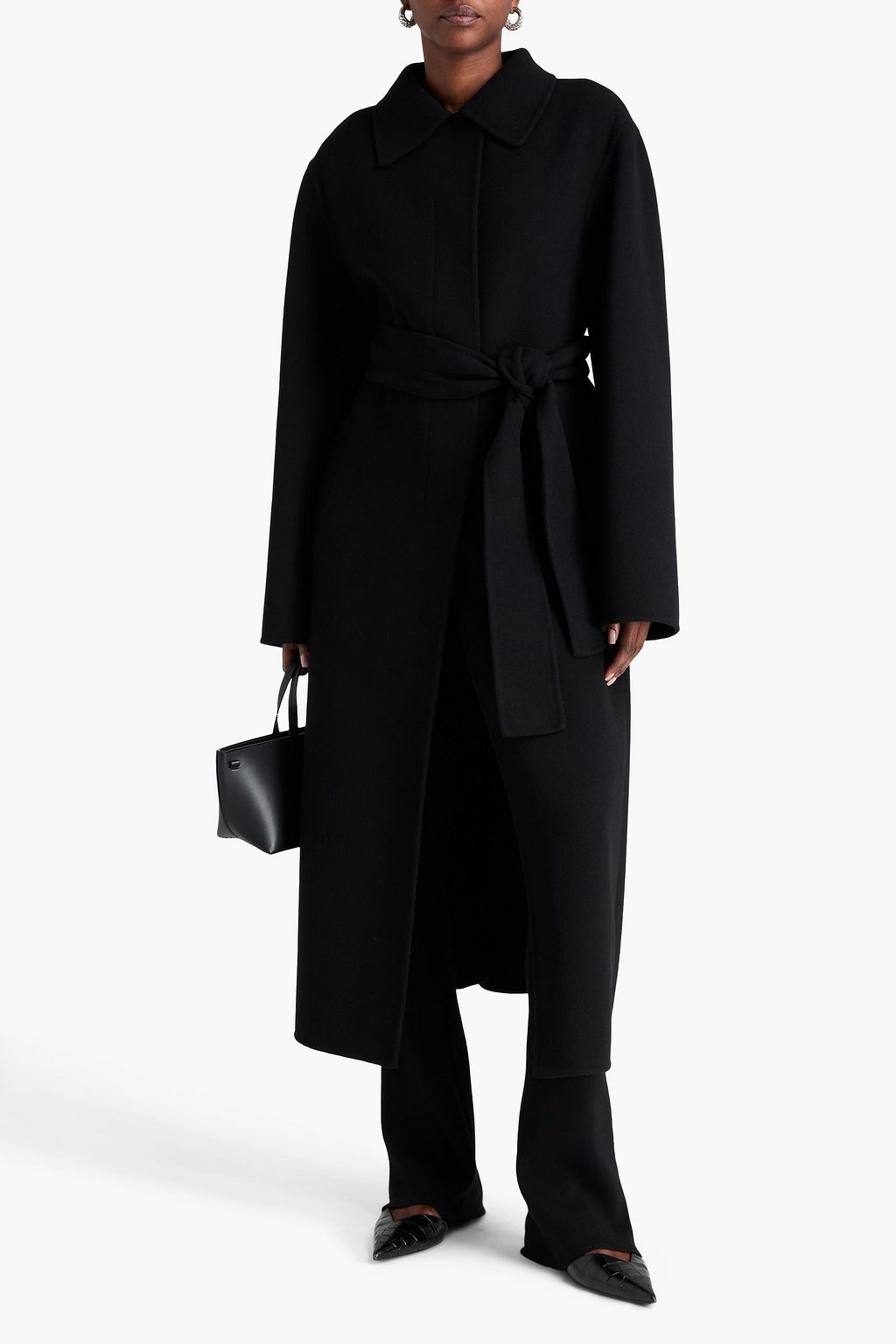 JIL SANDER معطف من صوف لبّاد