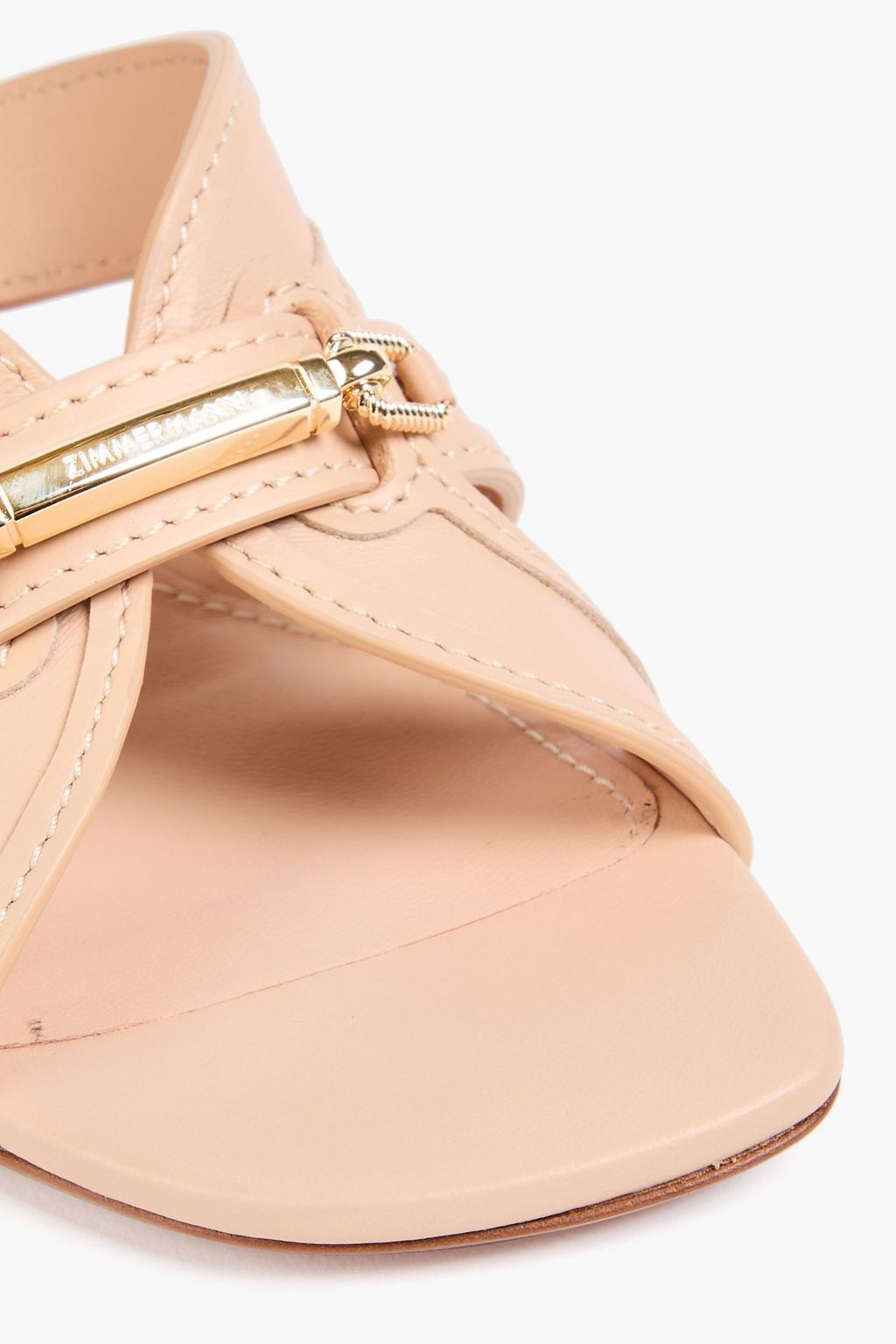 ZIMMERMANN حذاء ميول من الجلد بتصميم مزركش