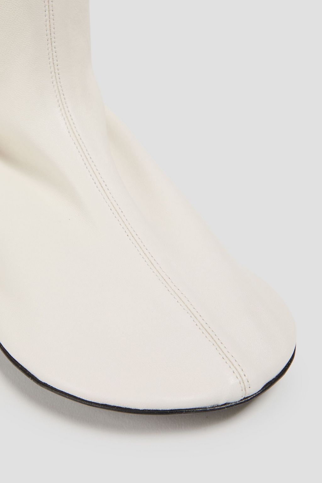 JIL SANDER Leather sock boots
