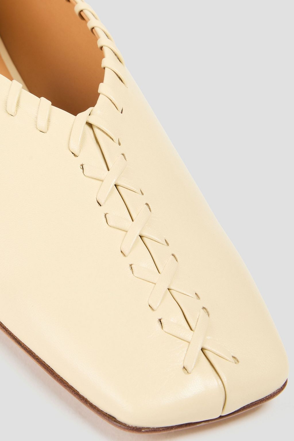 JIL SANDER Leather flats