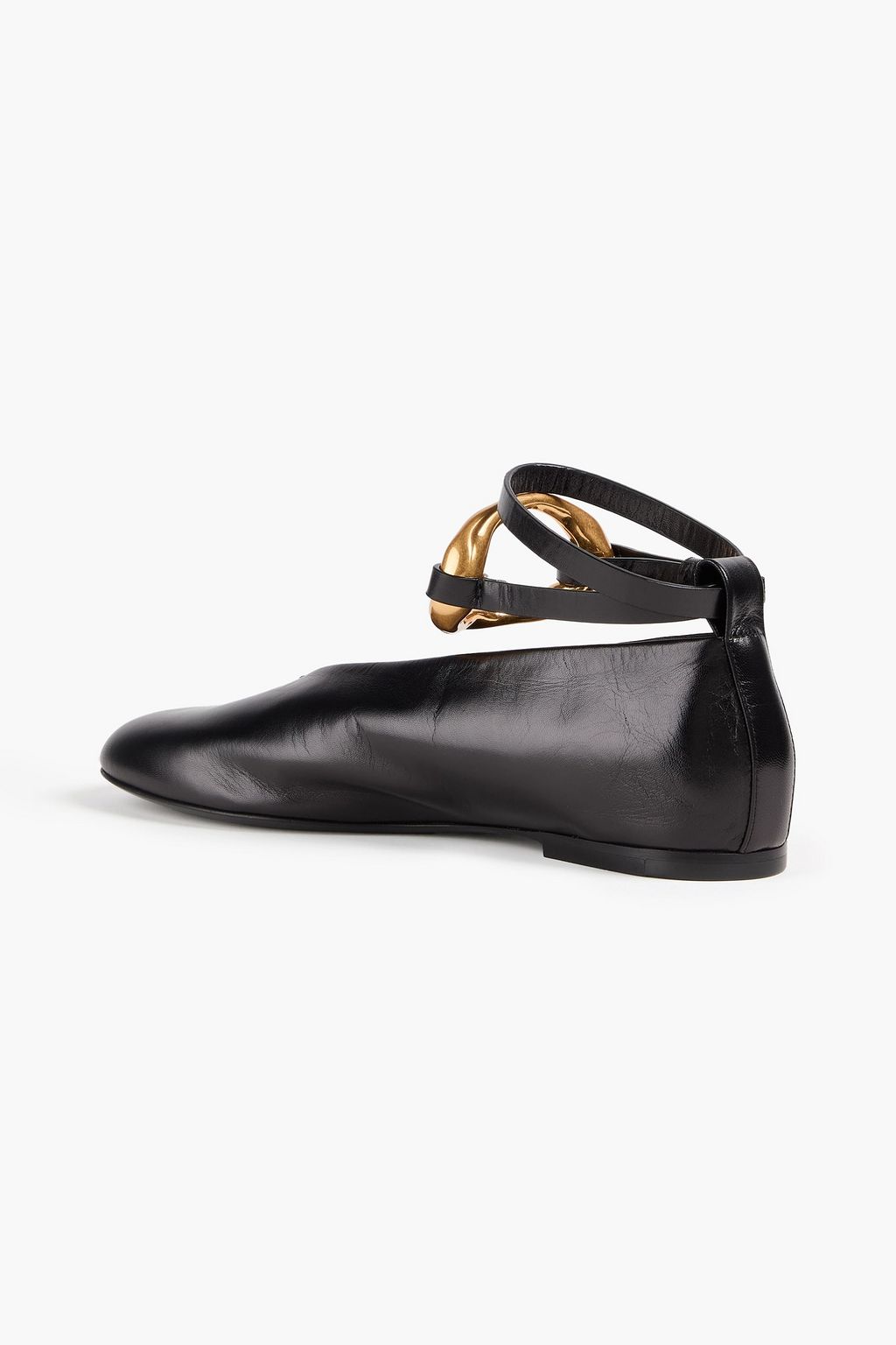 JIL SANDER Embellished leather ballet flats