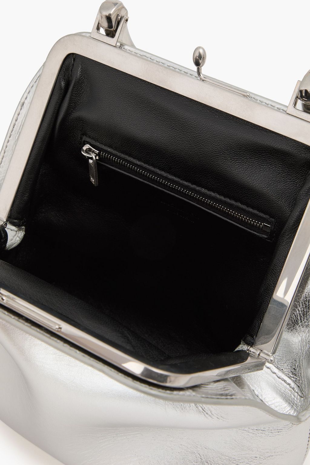 JIL SANDER Metallic leather tote