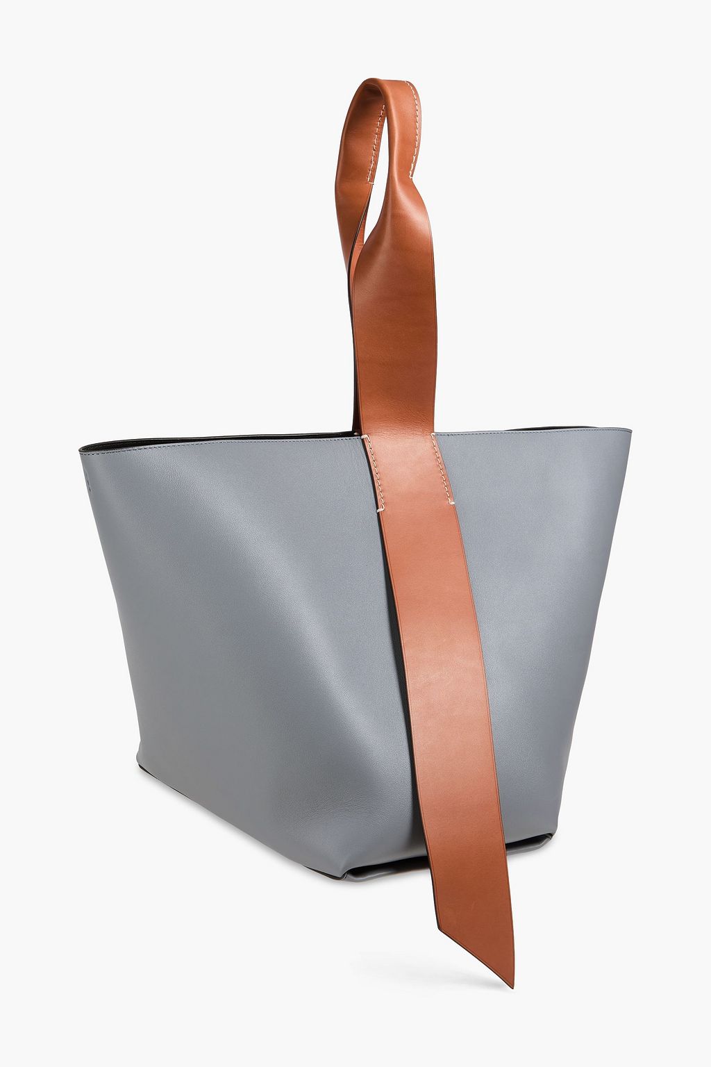 JIL SANDER Two-tone leather tote