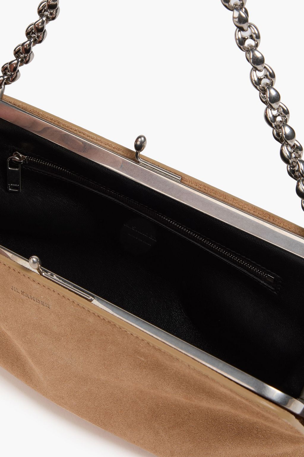 JIL SANDER حقيبة كتف من الشامواه