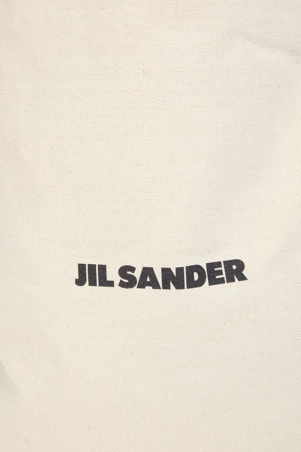 JIL SANDER حقيبة توت من الكنفا مزينة بطبعات