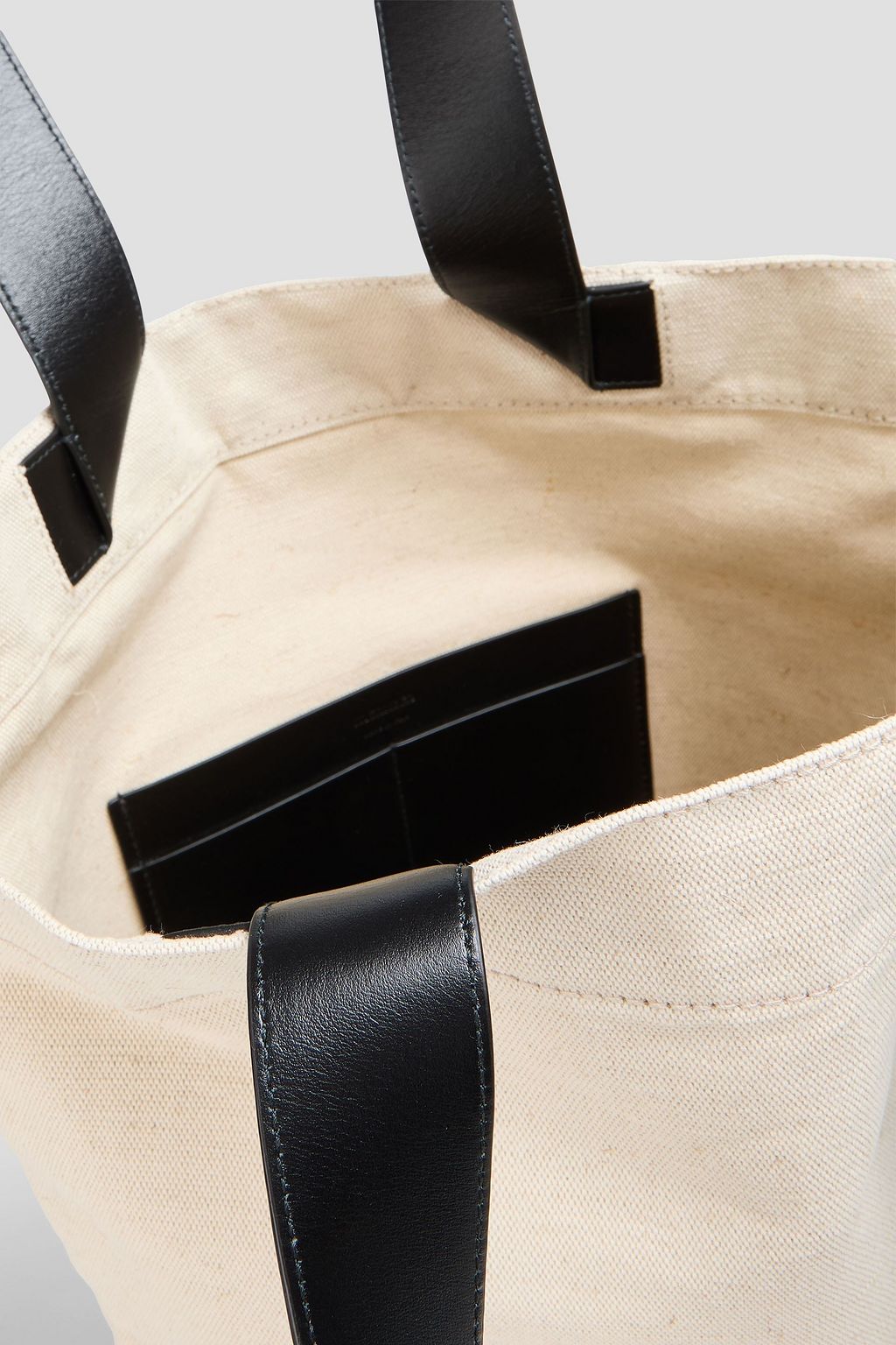 JIL SANDER حقيبة توت من الكنفا مزينة بطبعات