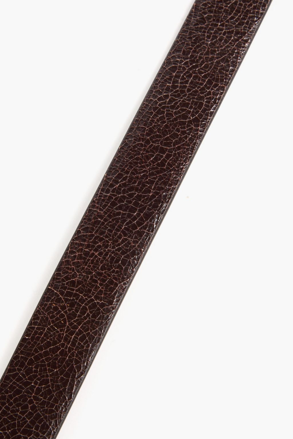 BRUNELLO CUCINELLI Cracked-leather belt