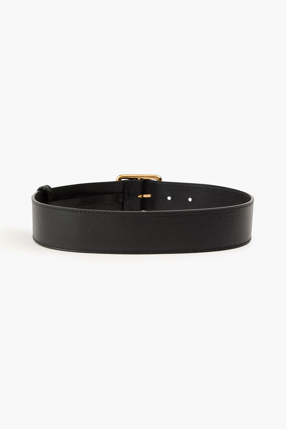  Mcqueen - Pebbled-leather Belt - Schwarz - 65 Cm 