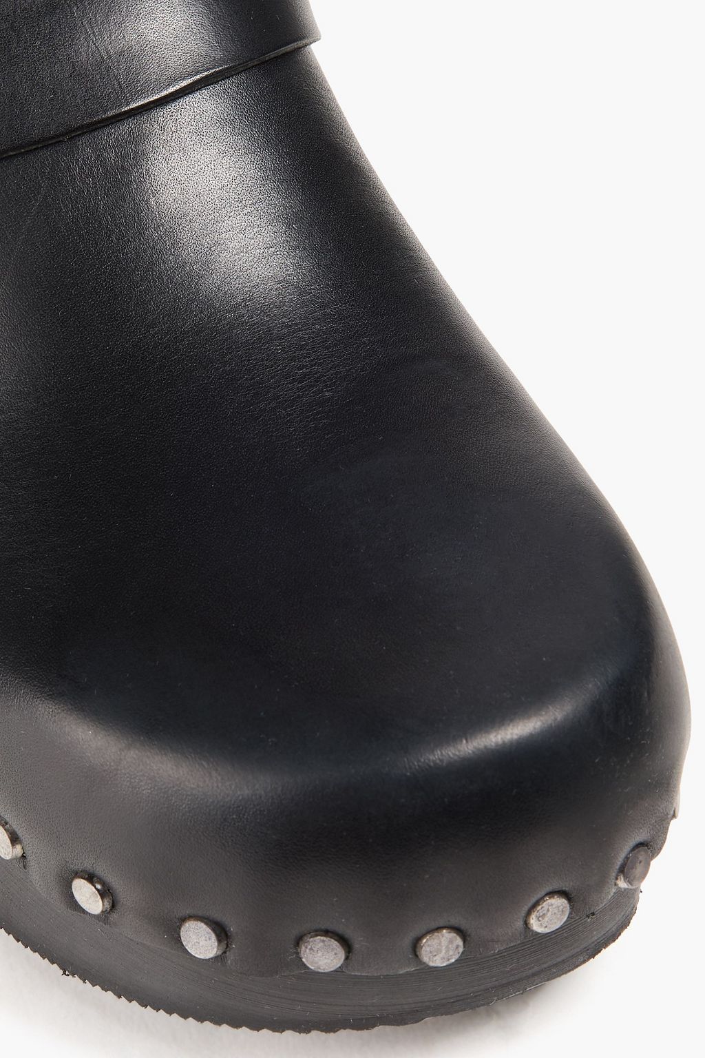 RE/DONE 70s studded leather slingback clogs