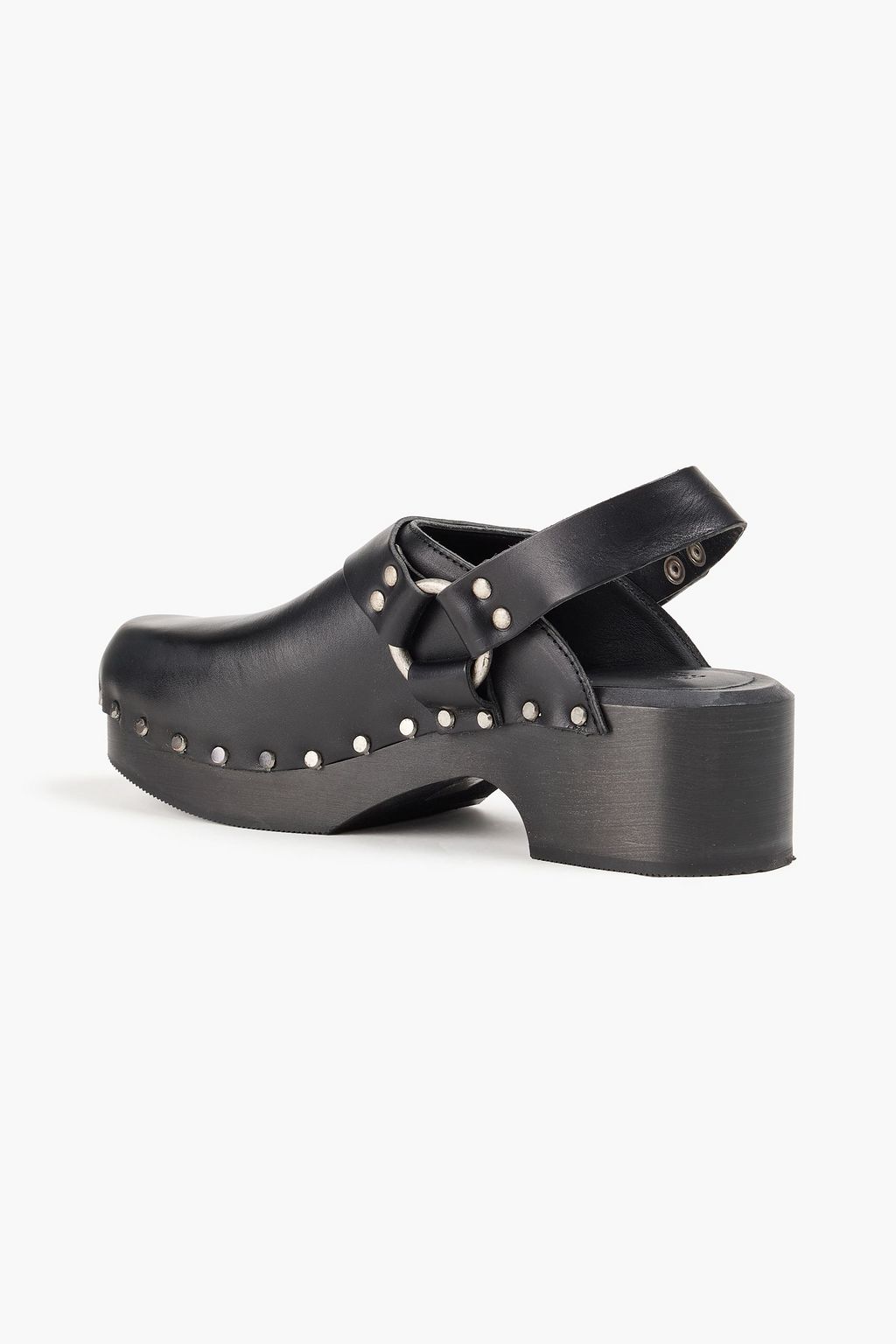 RE/DONE 70s studded leather slingback clogs
