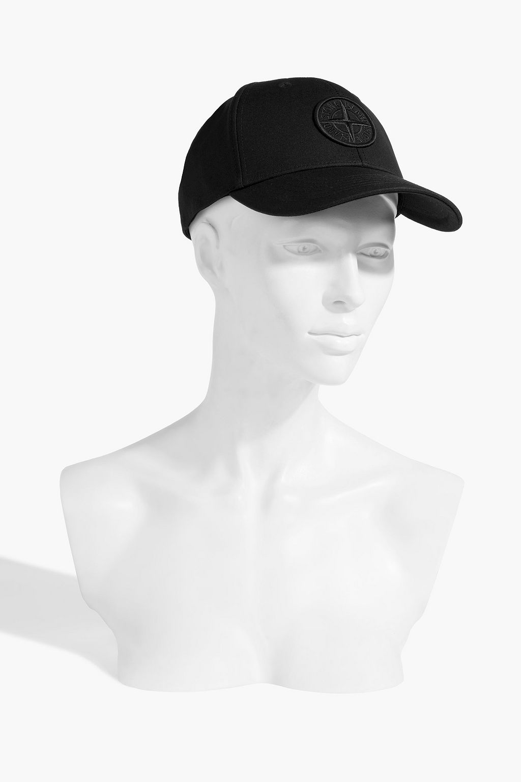 STONE ISLAND Embroidered cotton baseball cap