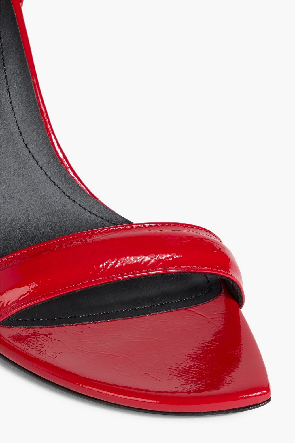 BALMAIN Moneta patent-leather sandals