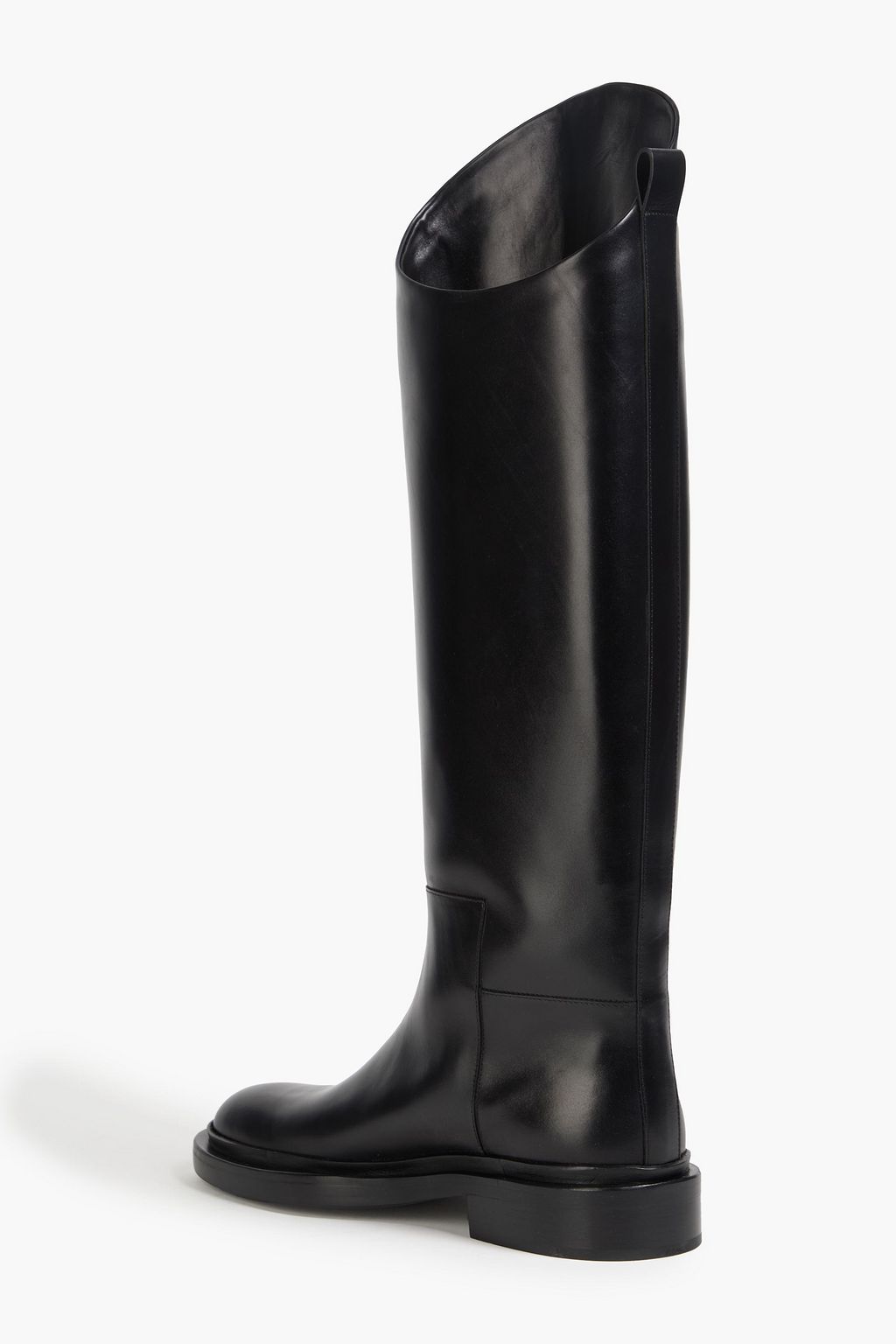 JIL SANDER Leather knee boots