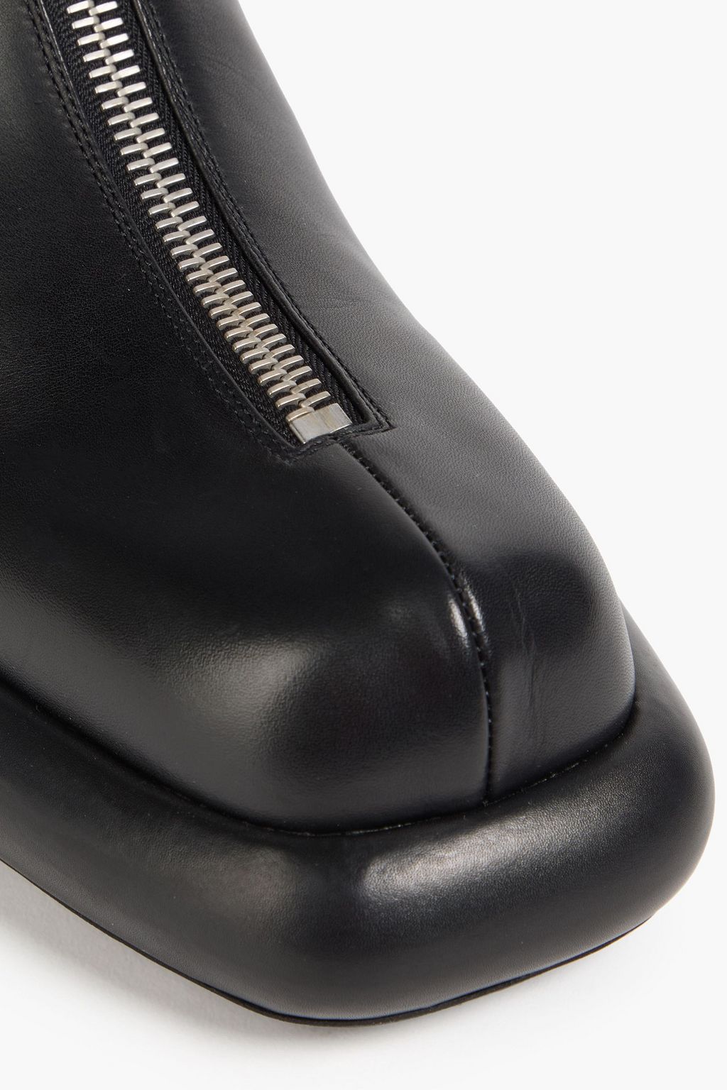 JIL SANDER Leather ankle boots