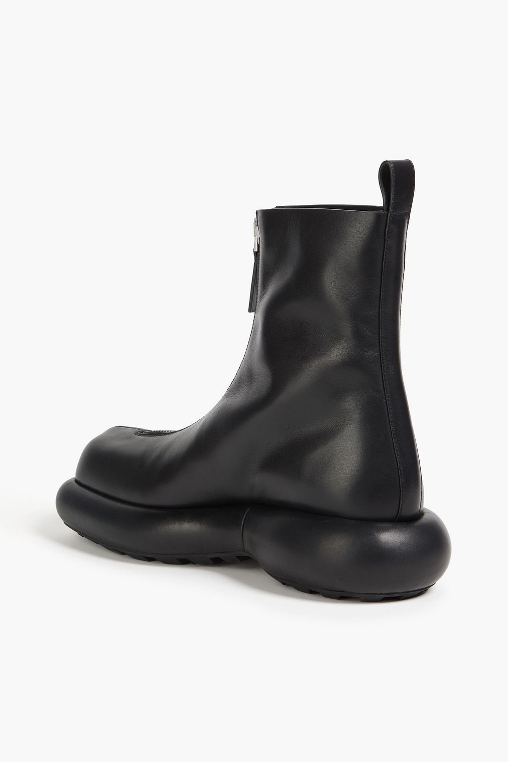 JIL SANDER Leather ankle boots