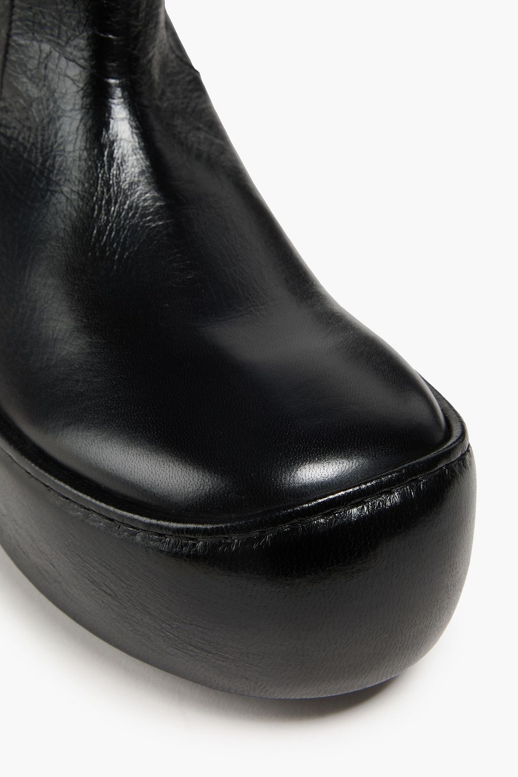 JIL SANDER Leather ankle boots