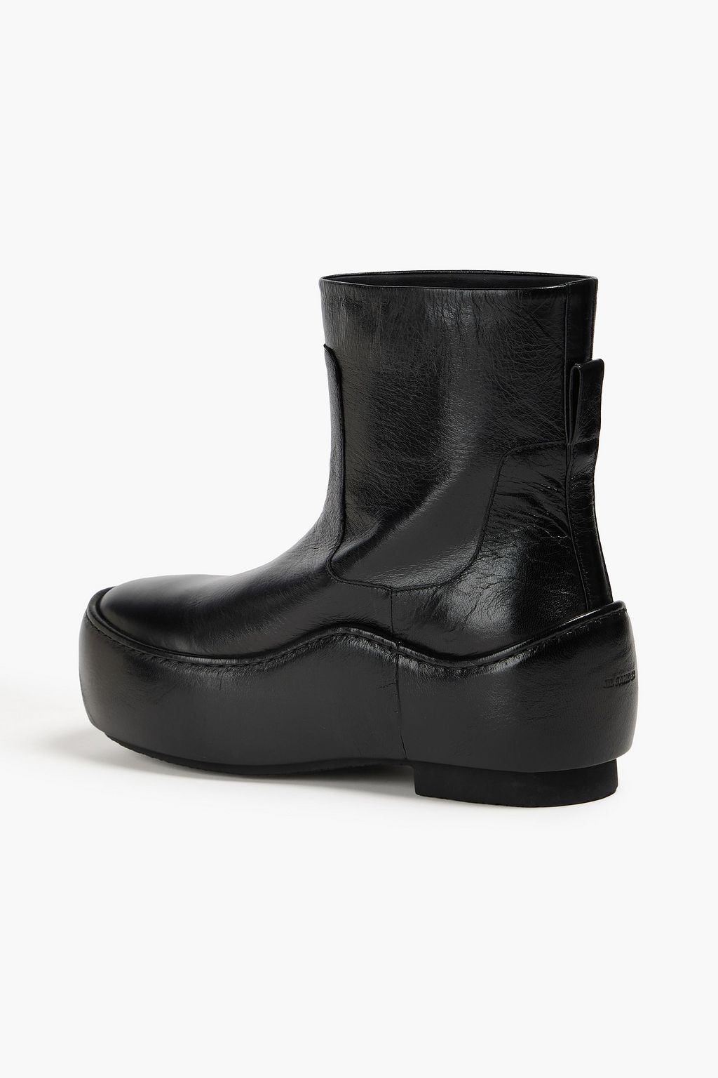 JIL SANDER Leather ankle boots