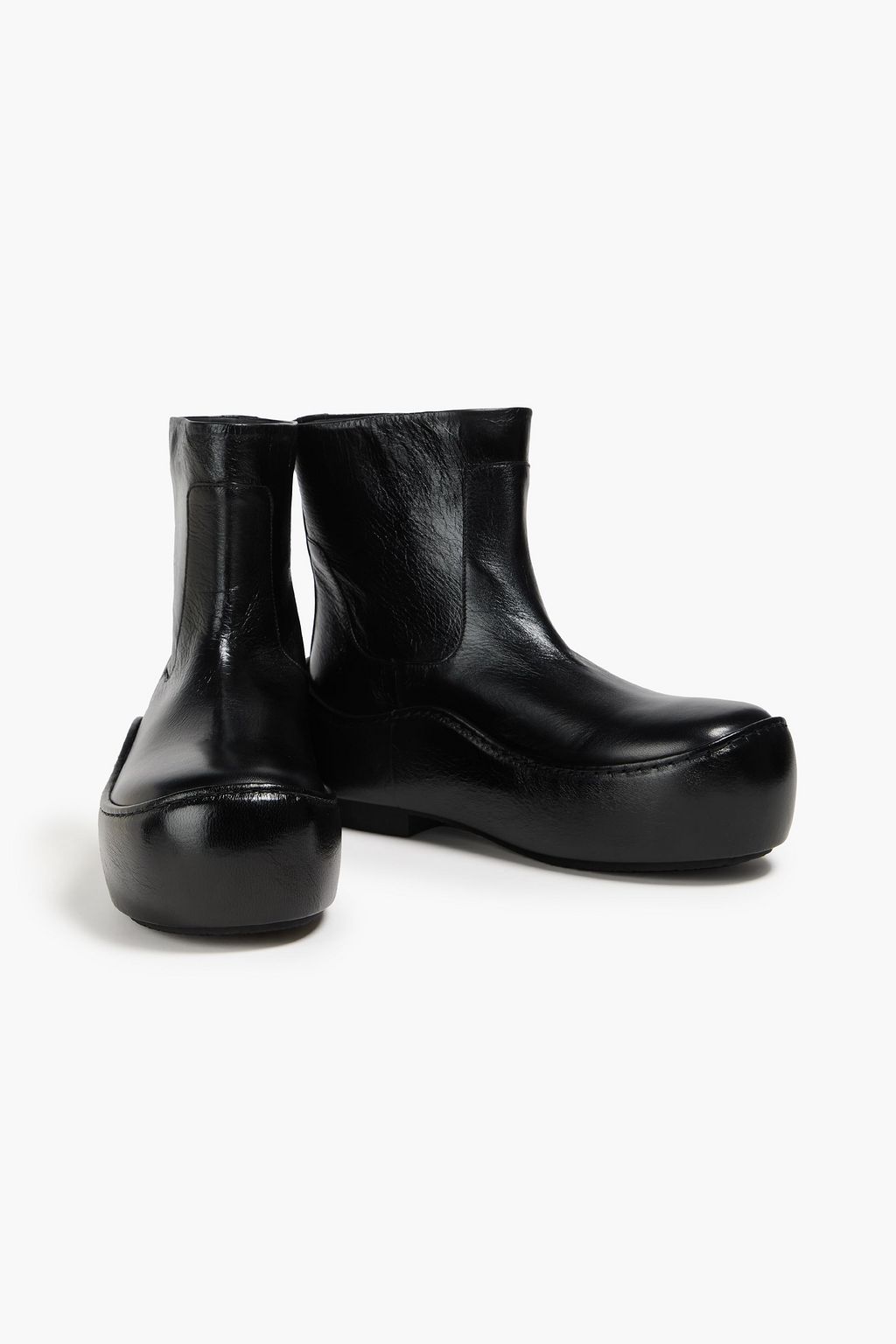 JIL SANDER Leather ankle boots