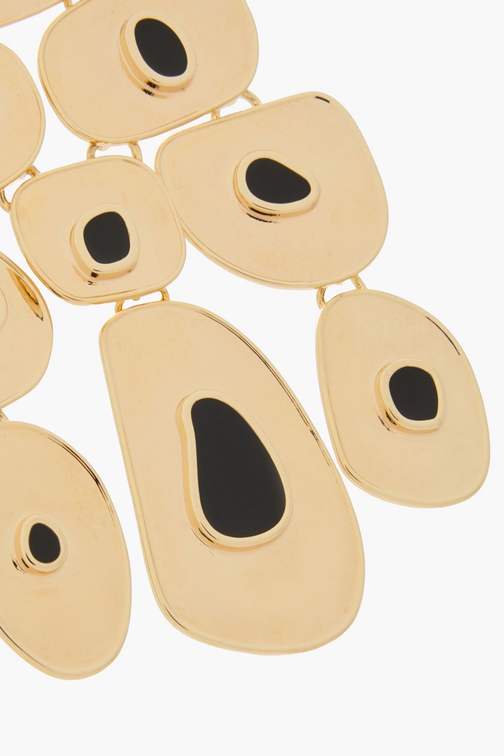 ZIMMERMANN Gold-tone enamel earrings