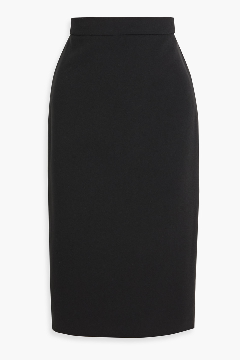 Max Mara Lubiana Crepe Pencil Skirt In Black