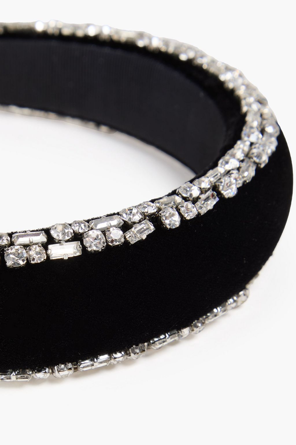 ZIMMERMANN Crystal-embellished velvet headband