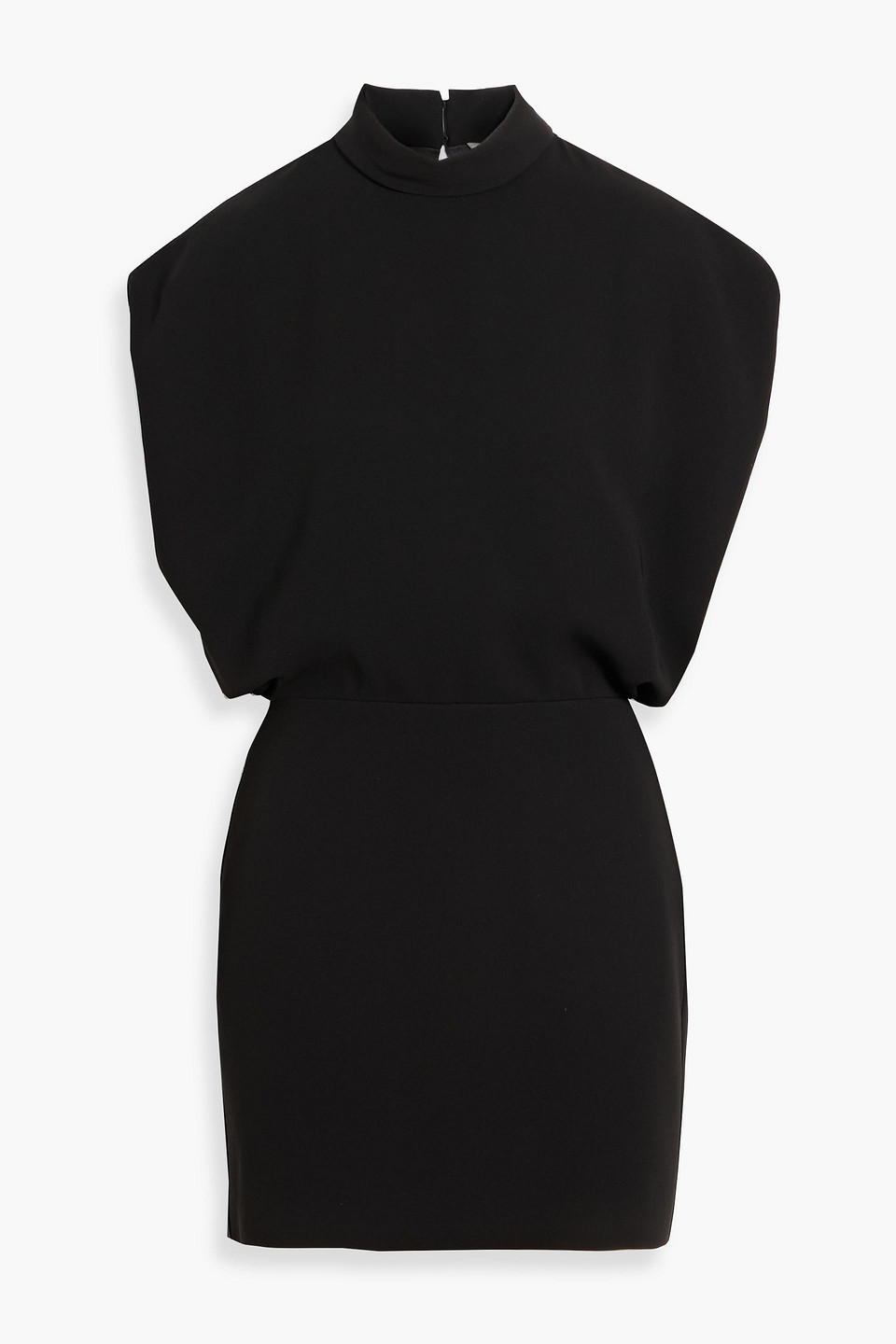 MAX MARA QUERCE CUTOUT SATIN-CREPE MINI DRESS