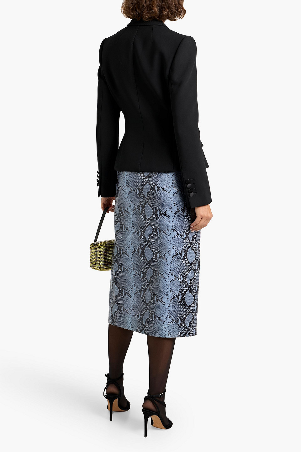 Dolce & Gabbana Wool-blend Blazer In Black