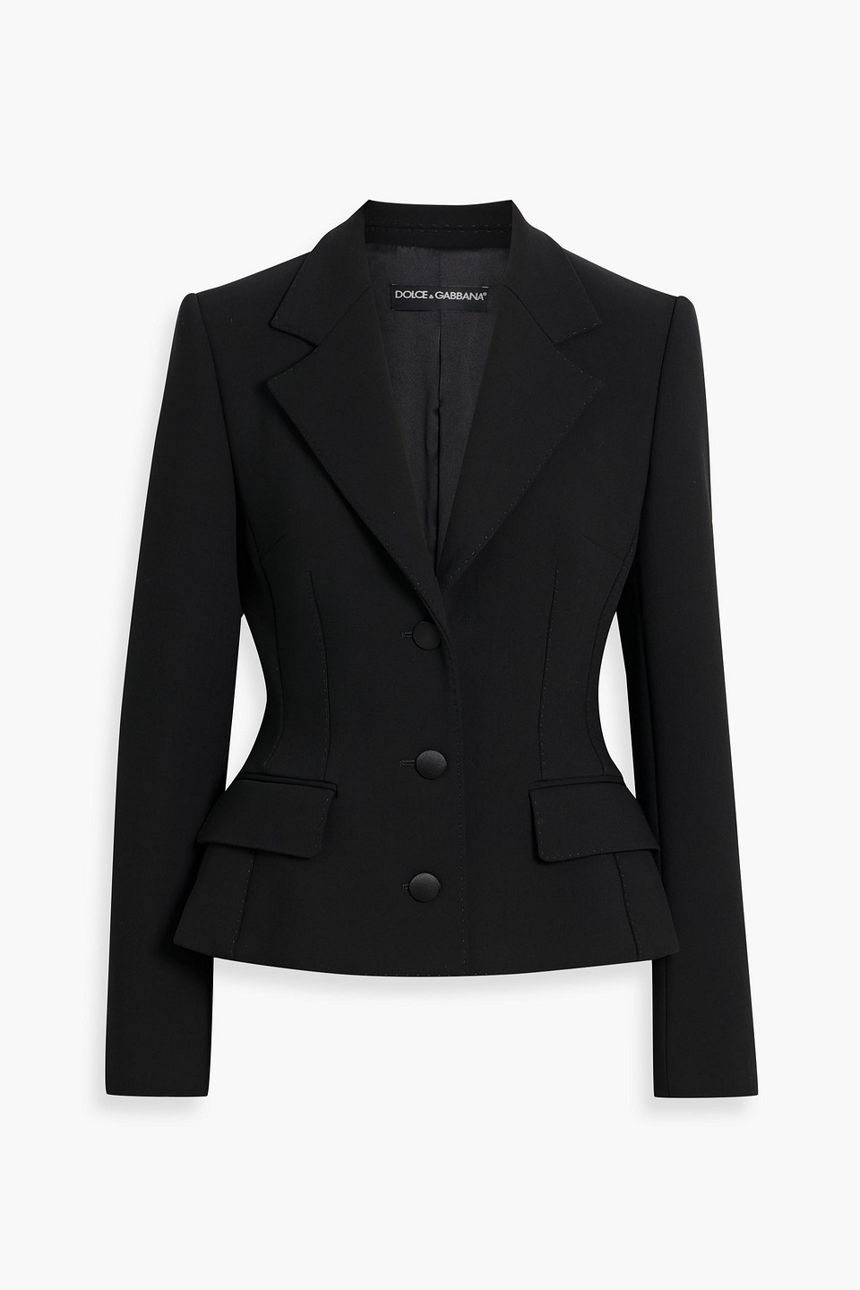Dolce & Gabbana Wool-blend Blazer In Black