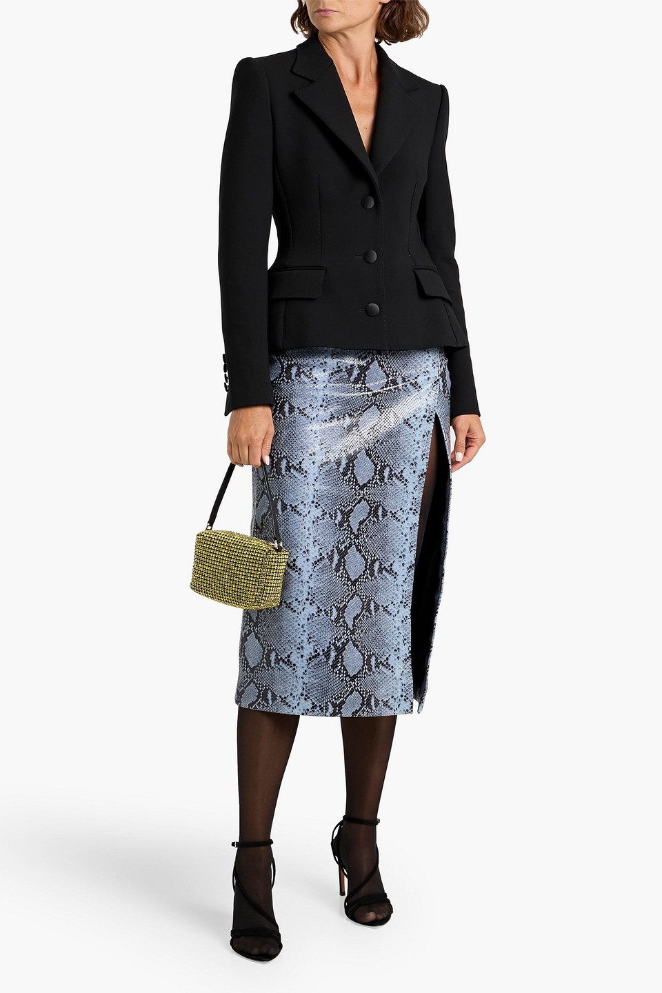 Dolce & Gabbana Wool-blend Blazer In Black