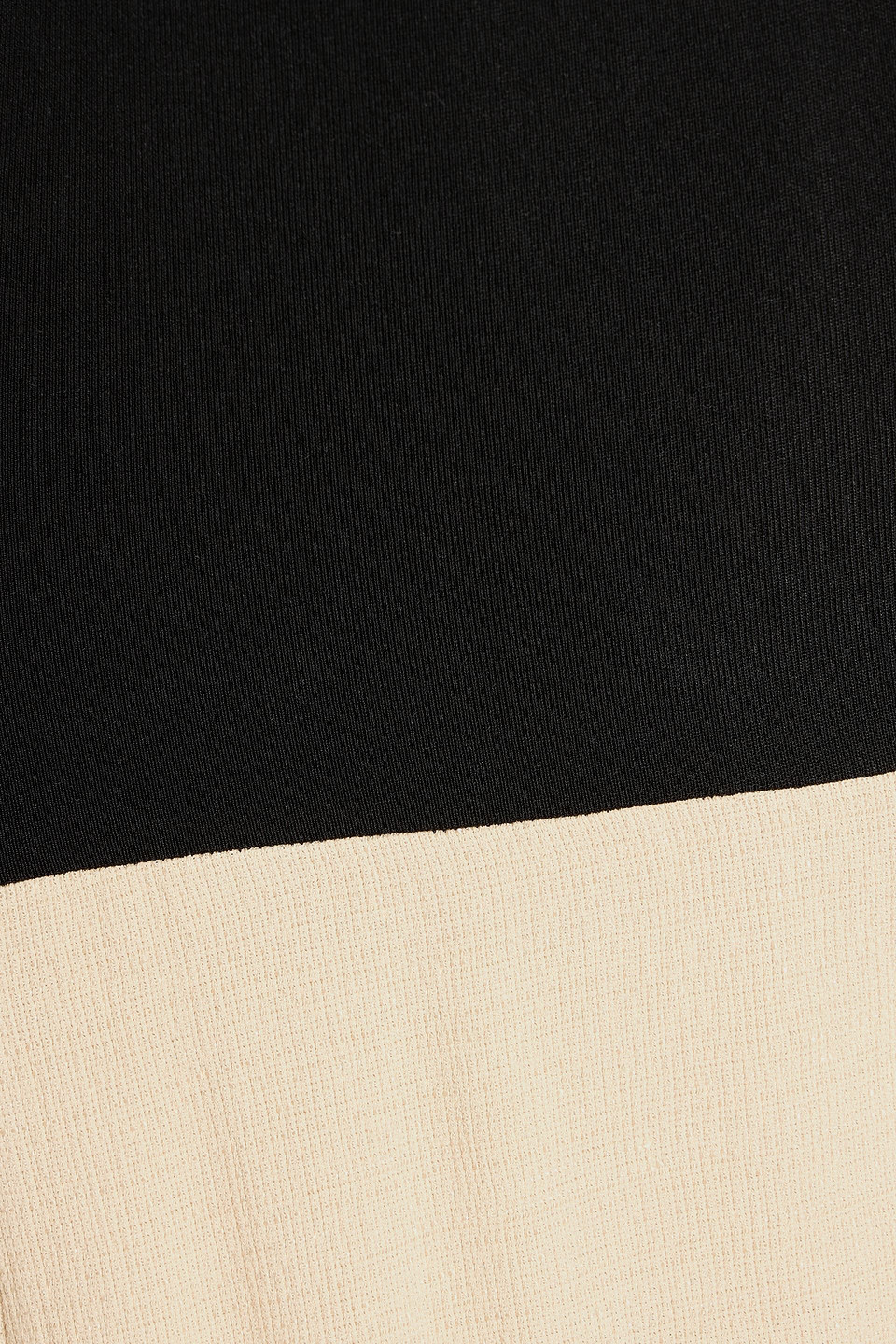 Esse Studios Dasha Duo One-shoulder Cutout Stretch-knit And Gauze Maxi Dress In Neutral