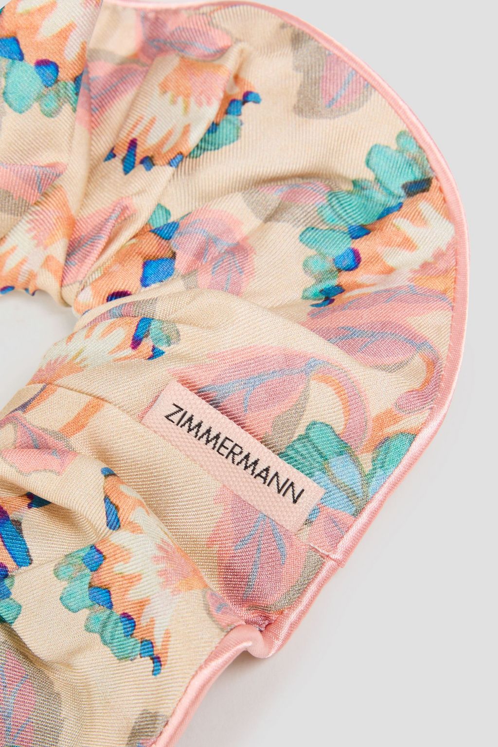 ZIMMERMANN Floral-print silk-twill hair tie