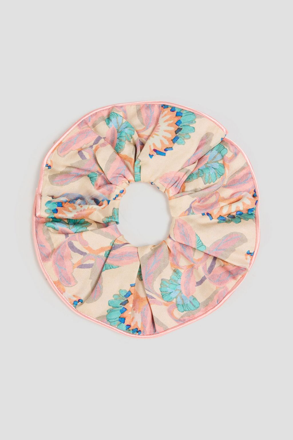 ZIMMERMANN Floral-print silk-twill hair tie
