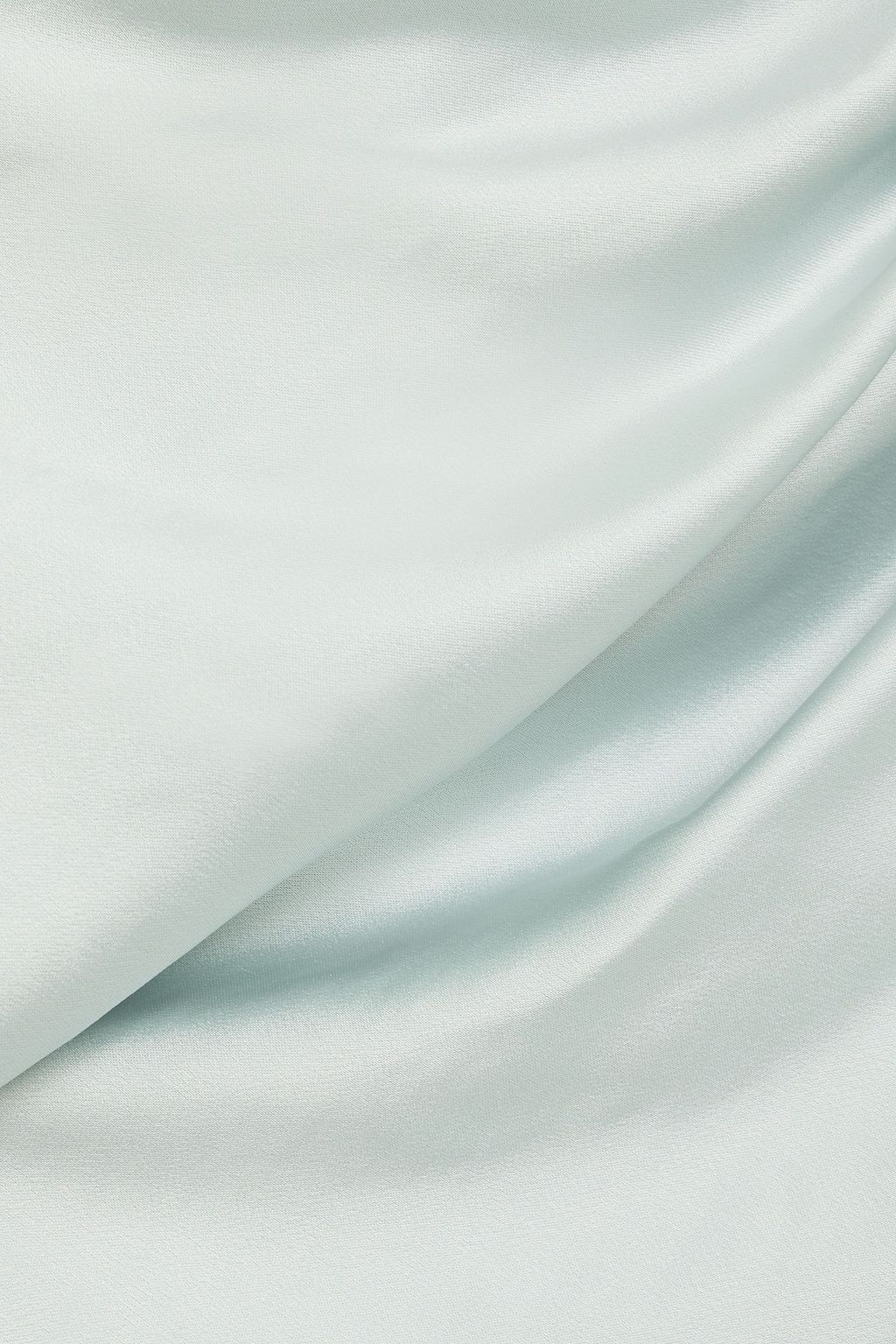 SIMKHAI Sarabella draped satin-crepe halterneck maxi dress