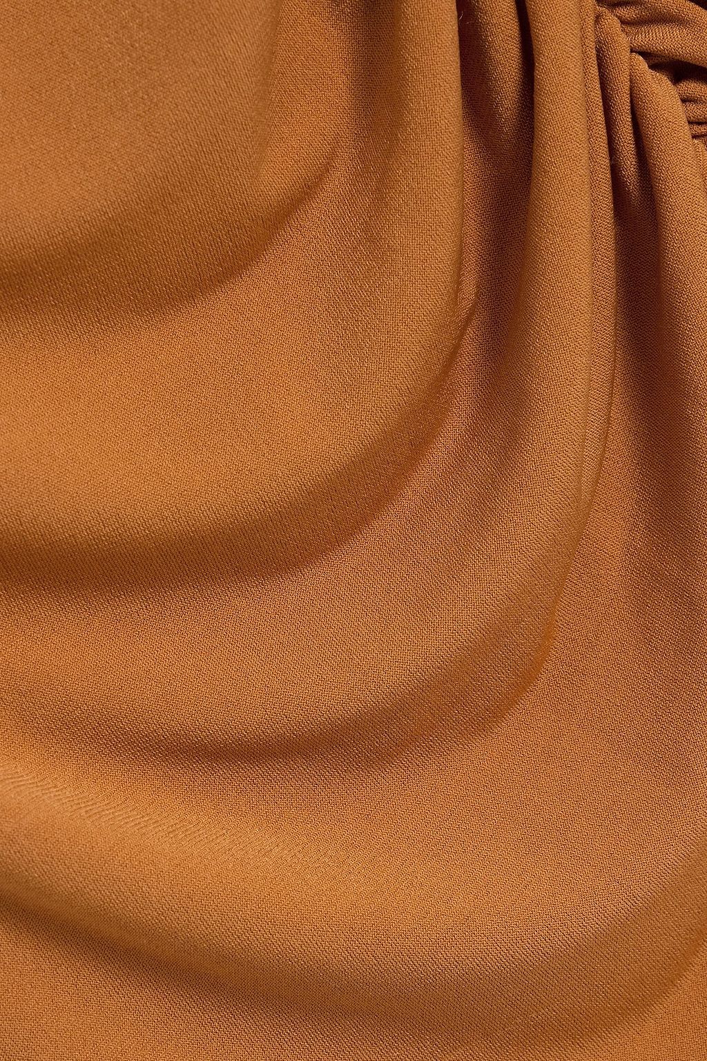 HERVÉ LÉGER Gabrielle ruched cutout stretch-jersey midi dress