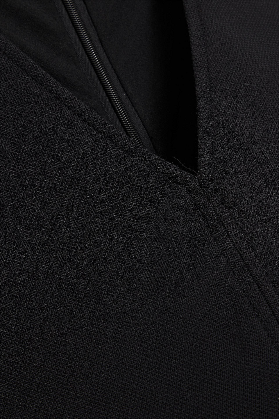 Simkhai Lowri Frayed Piqué Maxi Dress In Black