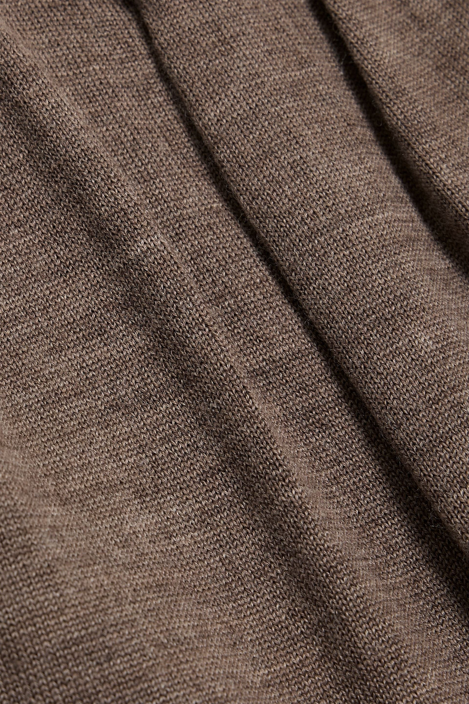 Simkhai Xion Merino Wool Midi Dress In Brown