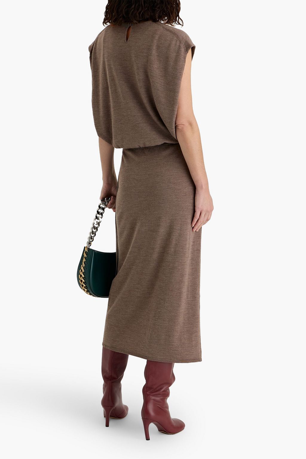 SIMKHAI Xion merino wool midi dress