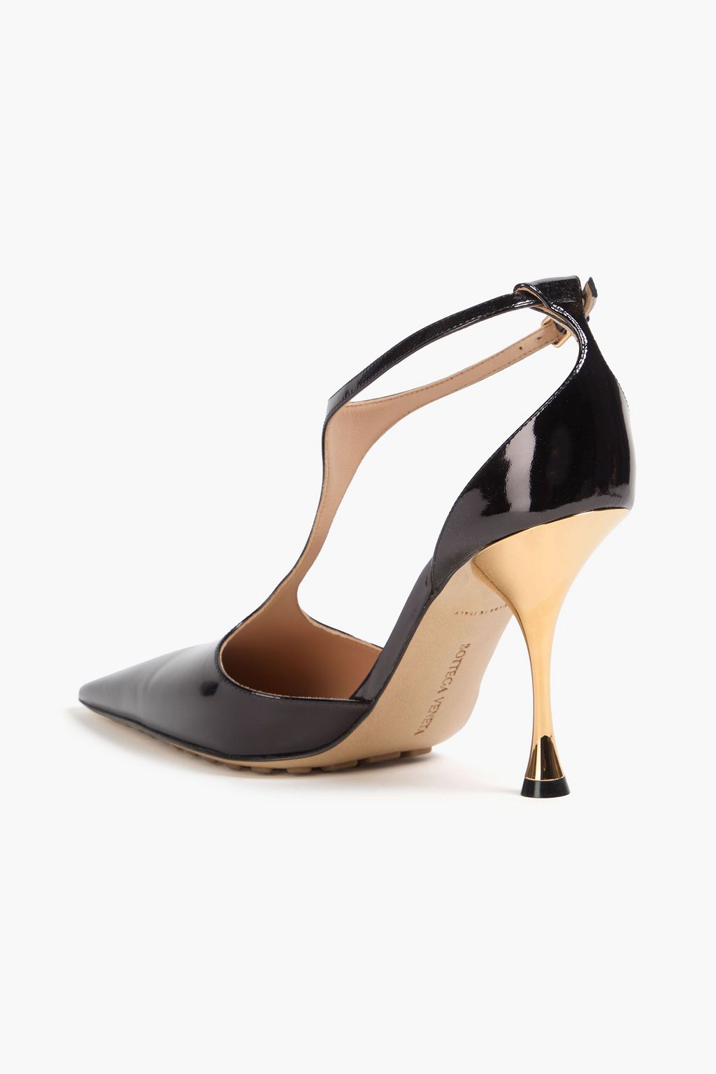 BOTTEGA VENETA Rocket patent-leather pumps