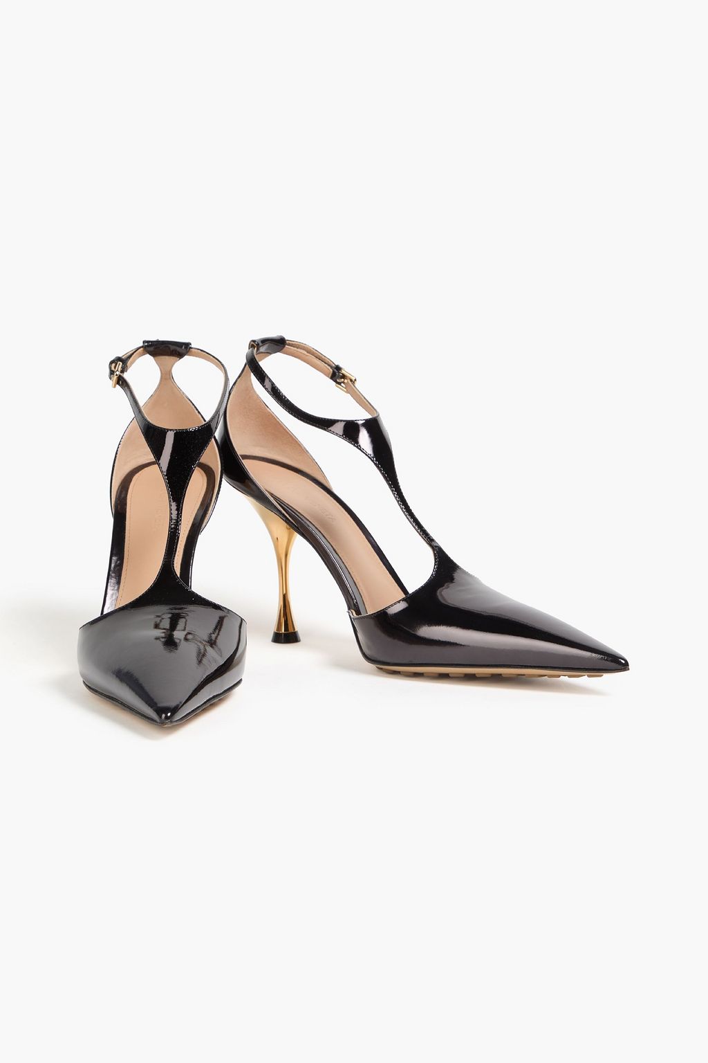 BOTTEGA VENETA Rocket patent-leather pumps